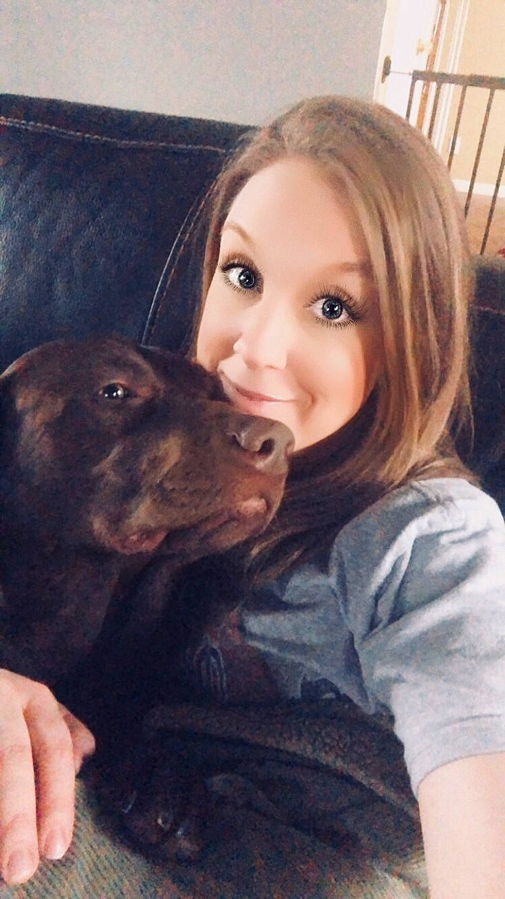 Marlin joined the competition — help win amazing prizes! canidae, carnivore, companion_dog, dog, dog_breed, eye, fawn, gesture, nose, photography, selfie, skin, snout, sporting_group