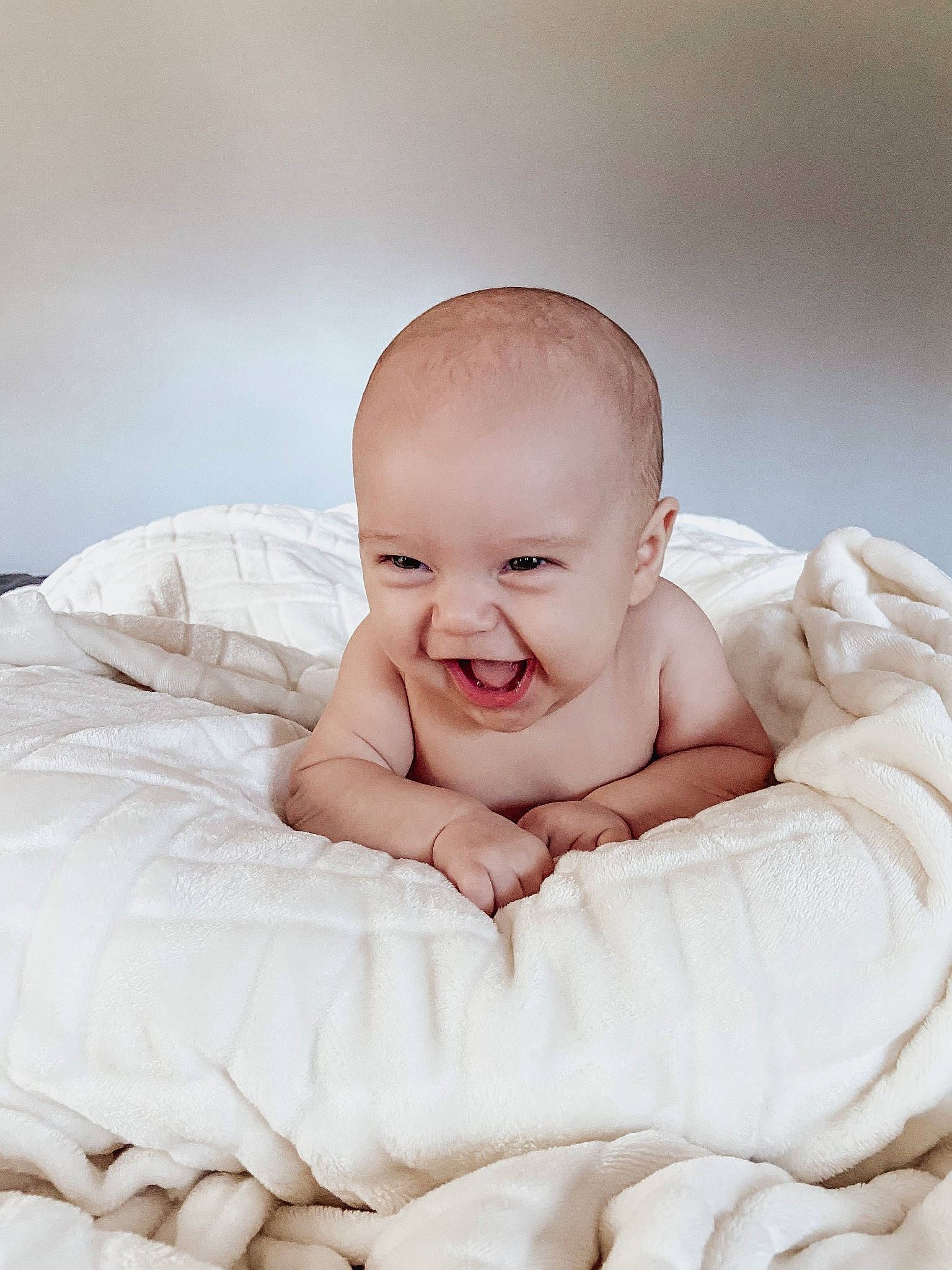 Rush joined the competition — help win amazing prizes! arm, baby, baby_toddler_clothing, cheek, comfort, eye, face, flash_photography, fun, grass, happy, headgear, iris, laugh, monochrome_photography, person, sitting, sleeve, smile, stomach