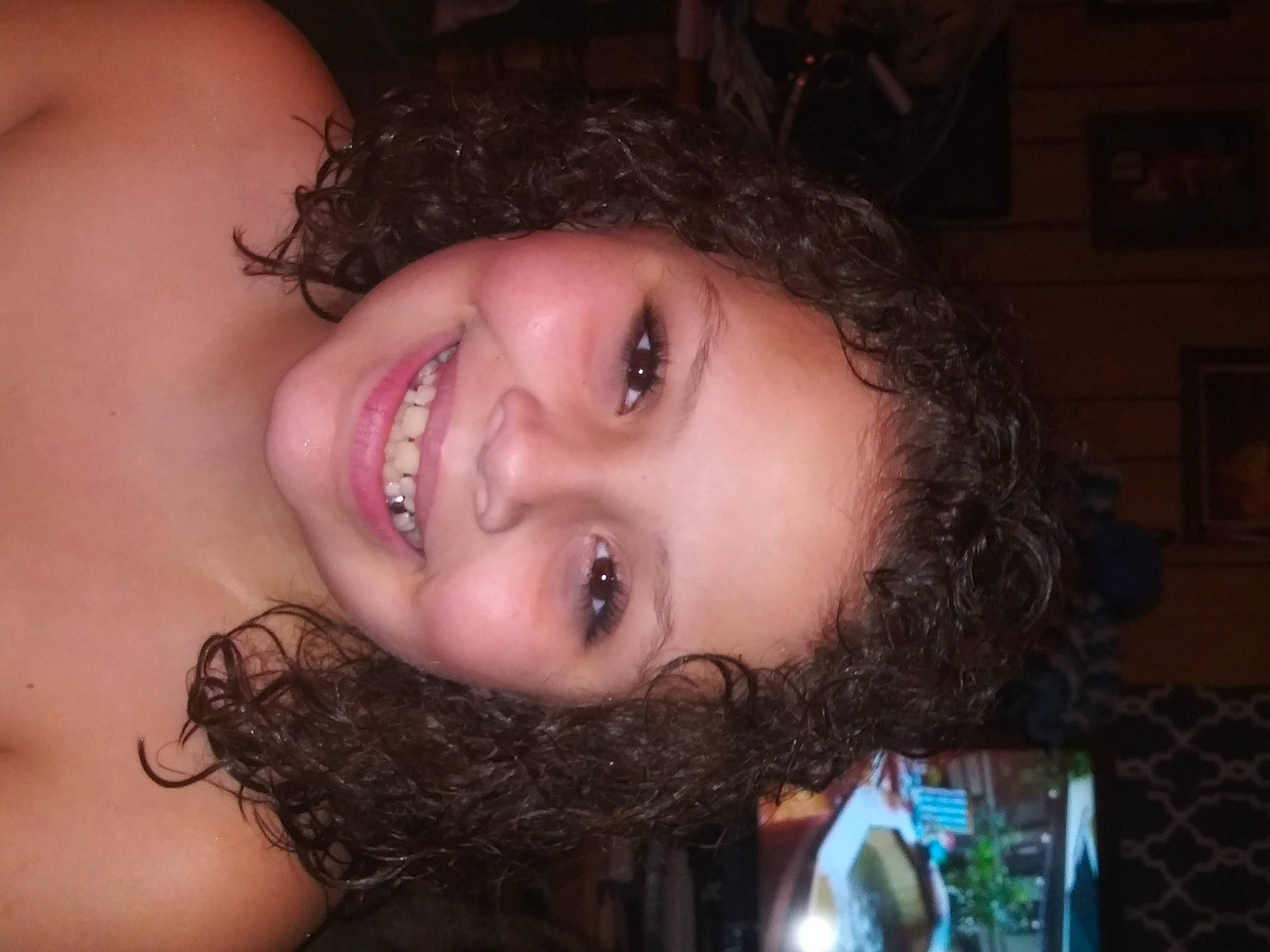 Coralee joined the competition — help win amazing prizes! black_hair, cheek, chin, eye, eyebrow, eyelash, flash_photography, fun, hair, happy, head, iris, jaw, joy, lip, long_hair, mouth, neck, nose, person