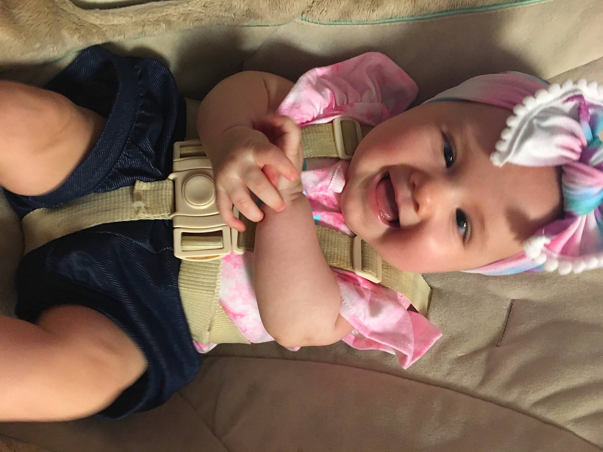 Hanley joined the competition — help win amazing prizes! arm, comfort, cool, eyelash, finger, gesture, happy, headwear, human_body, joint, leg, lip, mammal, mouth, muscle, neck, person, pink, skin, smile