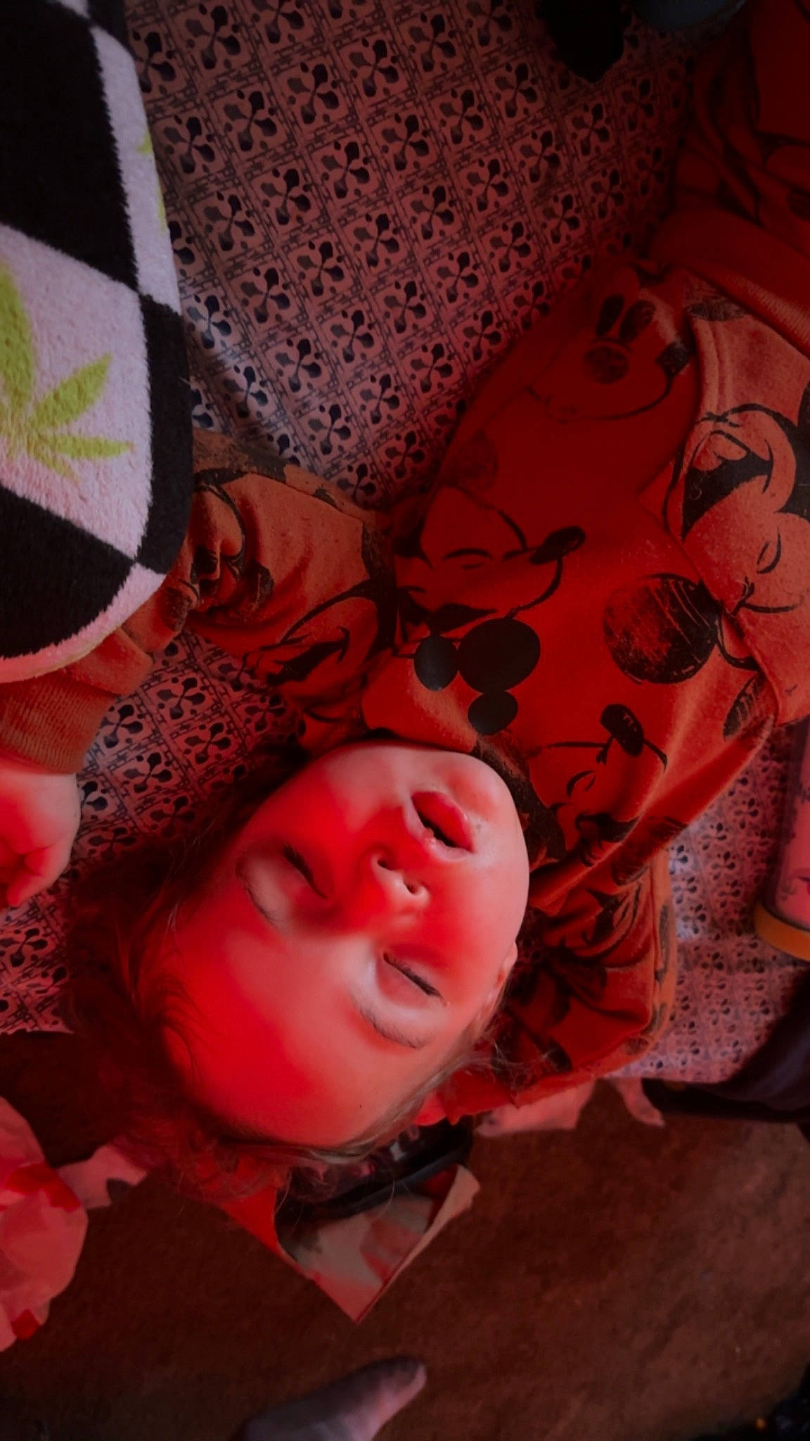 Levi is registered to the contest to win money with this photo: baby, cheek, child, eyebrow, eyelash, fashion_accessory, flesh, happy, headgear, linens, lip, magenta, mouth, pattern, peach, person, petal, pink, skin, textile