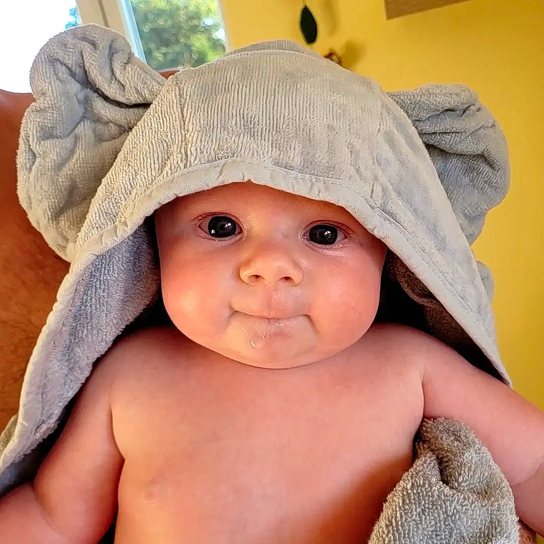 Finley is registered to the contest to win money with this photo: baby, baby_toddler_clothing, cap, cheek, child, chin, close_up, costume_hat, eye, fashion_accessory, fun, hair_accessory, happy, hat, headgear, headwear, lip, mammal, person, skin