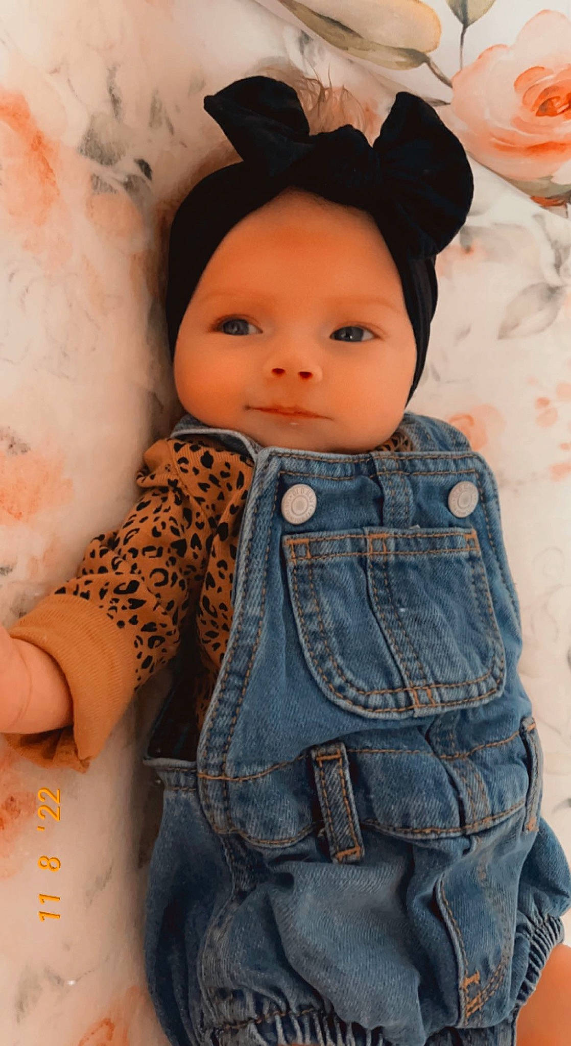 Gracelyn joined the competition — help win amazing prizes! baby_toddler_clothing, beauty, cheek, child, doll, dress, eyelash, fashion, headwear, joint, lip, nose, organ, outerwear, pattern, person, pink, skin, sleeve, standing