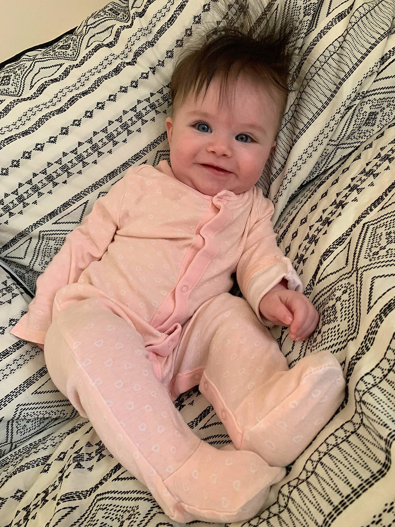 Addeline is registered to the contest to win money with this photo: baby, cheek, child, person, pink, sitting, skin, toddler