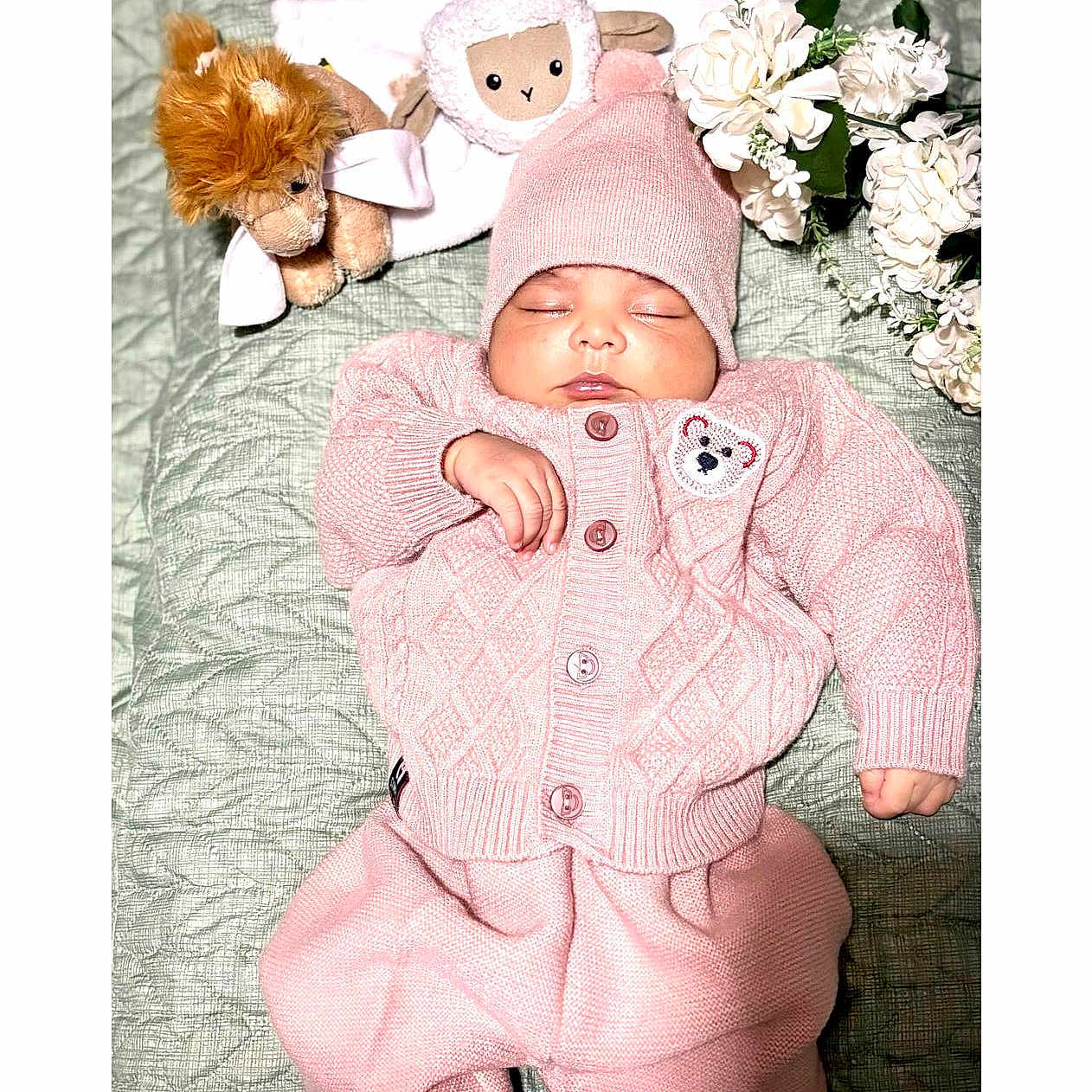 Zorawar Singh joined the competition — help win amazing prizes! baby, bonnet, cap, clothing, coat, face, flower, flowerarrangement, flowerbouquet, hat, head, jacket, knitwear, newborn, person, photography, plant, portrait, sweater, toy
