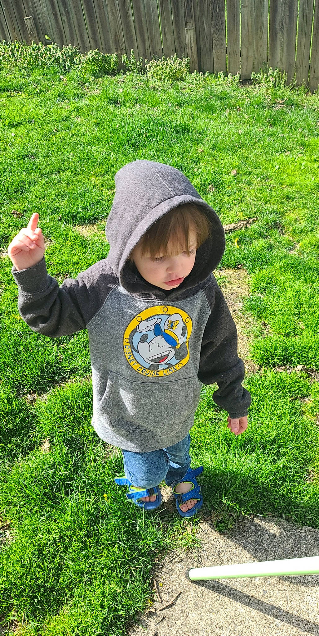 Cruze Cook is registered to the contest to win money with this photo: baby, baby_toddler_clothing, cap, child, cool, fun, grass, grassland, groundcover, happy, jacket, landscape, meadow, pattern, people_in_nature, person, plant, recreation, sleeve, soil