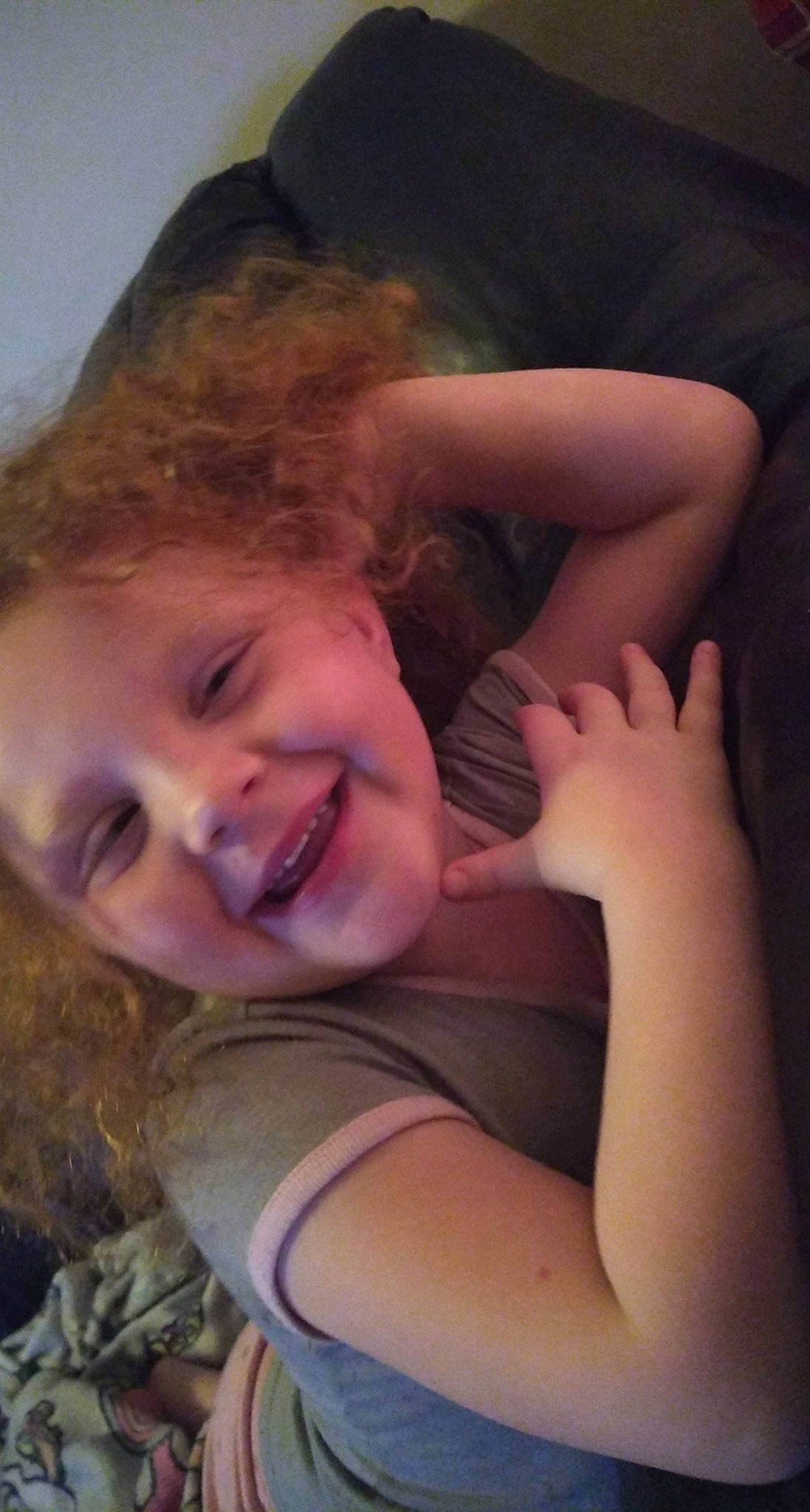 Kenzleigh joined the competition — help win amazing prizes! arm, baby, cheek, child, face, facial_expression, fun, gesture, hand, joy, laugh, leg, lip, mouth, nose, person, skin, smile, toddler