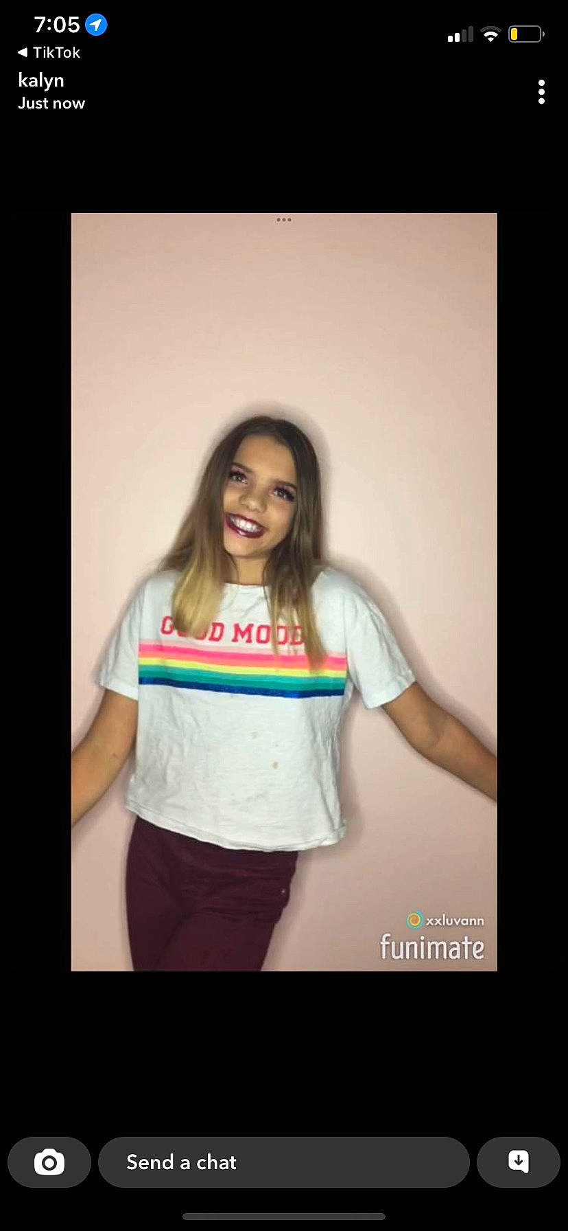 Ethan is registered to the contest to win money with this photo: abdomen, bracelet, brown_hair, electric_blue, fashion_accessory, fashion_design, flash_photography, font, fun, happy, human_leg, jewellery, joy, long_hair, magenta, person, sleeve, smile, t_shirt, thigh