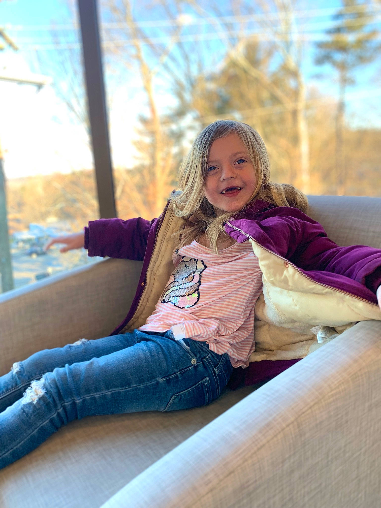 Bexley joined the competition — help win amazing prizes! clothing, comfort, cool, denim, face, facial_expression, flash_photography, fun, grass, happy, jeans, joy, leisure, people_in_nature, person, shoulder, sky, street_fashion, sunlight, thigh