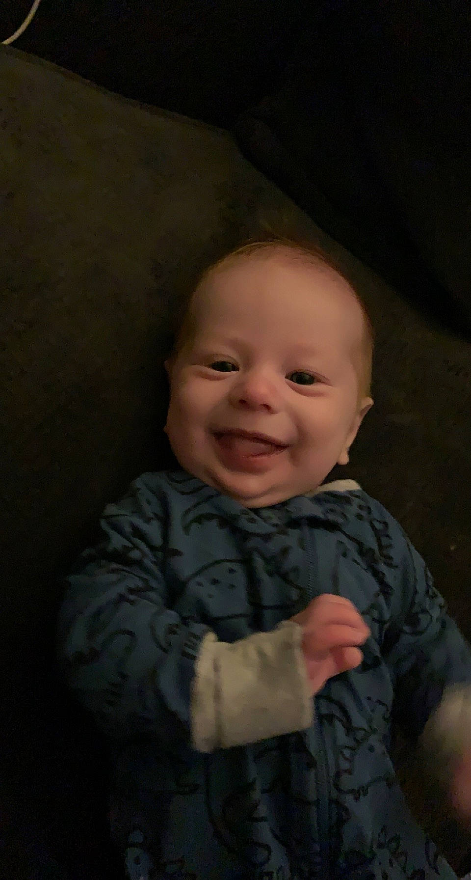 Dalton joined the competition — help win amazing prizes! baby, baby_toddler_clothing, cheek, child, comfort, darkness, eyebrow, flash_photography, fun, gesture, happy, iris, joy, mouth, nose, person, skin, sleeve, smile, t_shirt