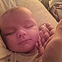 Jaxson joined the competition — help win amazing prizes! baby, sleeping, face, hand, infant, closeup, soft_light, star_pattern, cozy, peaceful, child, skin, portrait, newborn, resting, cute, person, indoors, comfort, clothing