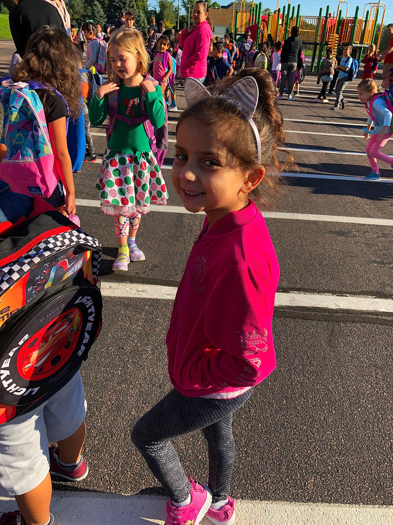 Marggarita joined the competition — help win amazing prizes! carnival, child, community, costume, crowd, event, festival, hairstyle, leisure, parade, people, person, pink, play, style, toddler, vacation, violet, walking