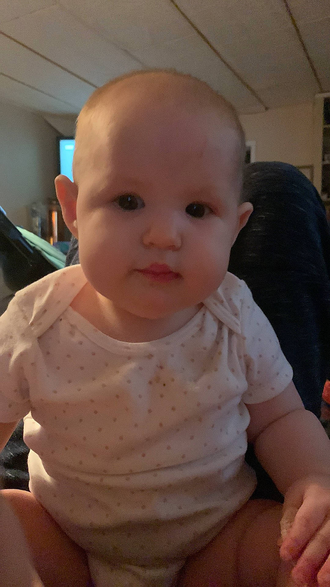 Jade Rain Armstrong is registered to the contest to win money with this photo: baby, baby_toddler_clothing, cheek, chest, child, chin, eyebrow, eyelash, flooring, fun, hairstyle, iris, lip, mouth, neck, nose, person, sitting, skin, sleeve