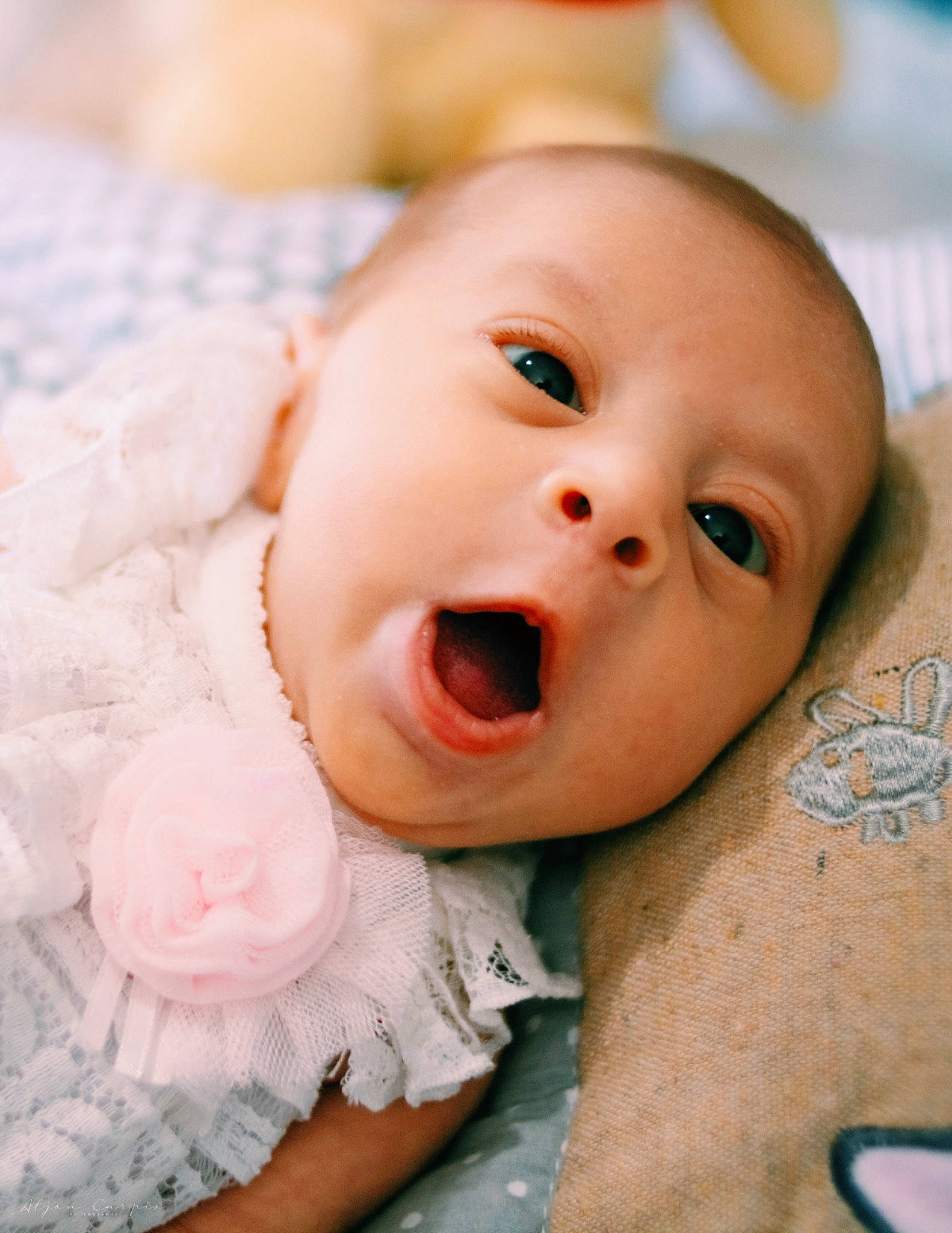 Kaci is registered to the contest to win money with this photo: baby, baby_making_funny_faces, cheek, child, chin, close_up, face, facial_expression, head, lip, mouth, nose, person, portrait_photography, skin, smile, toddler, tongue, yawn