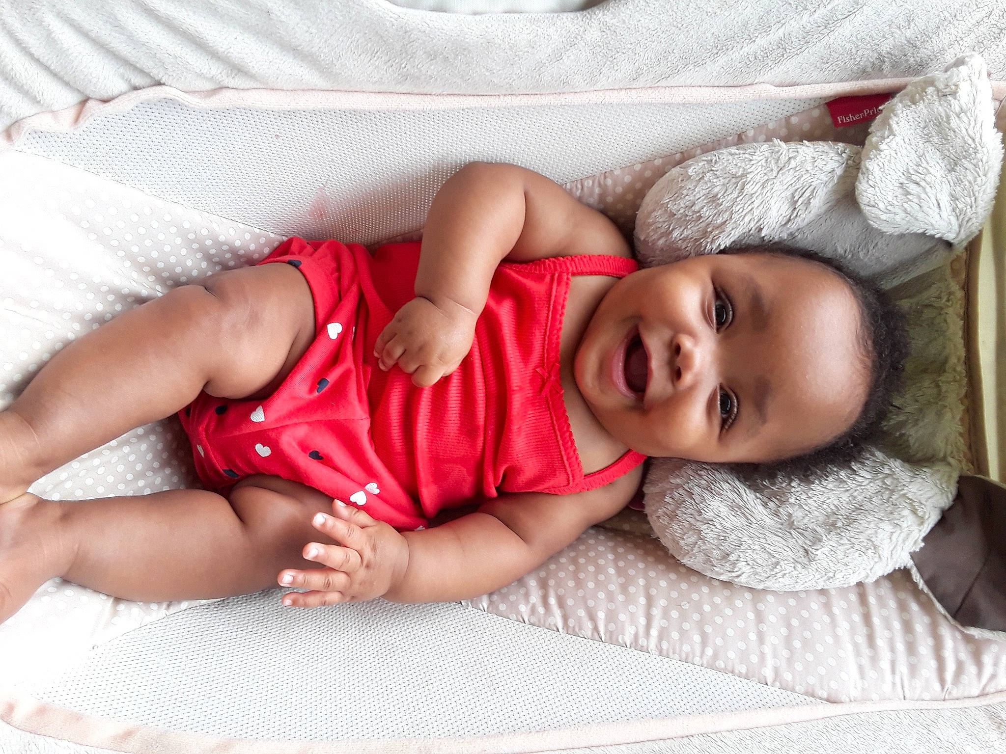 Kimora joined the competition — help win amazing prizes! baby, baby_sleeping, beauty, bedding, child, child_model, comfort, furniture, happy, leg, linens, muscle, nap, person, photography, skin, sleep, smile, textile, toddler