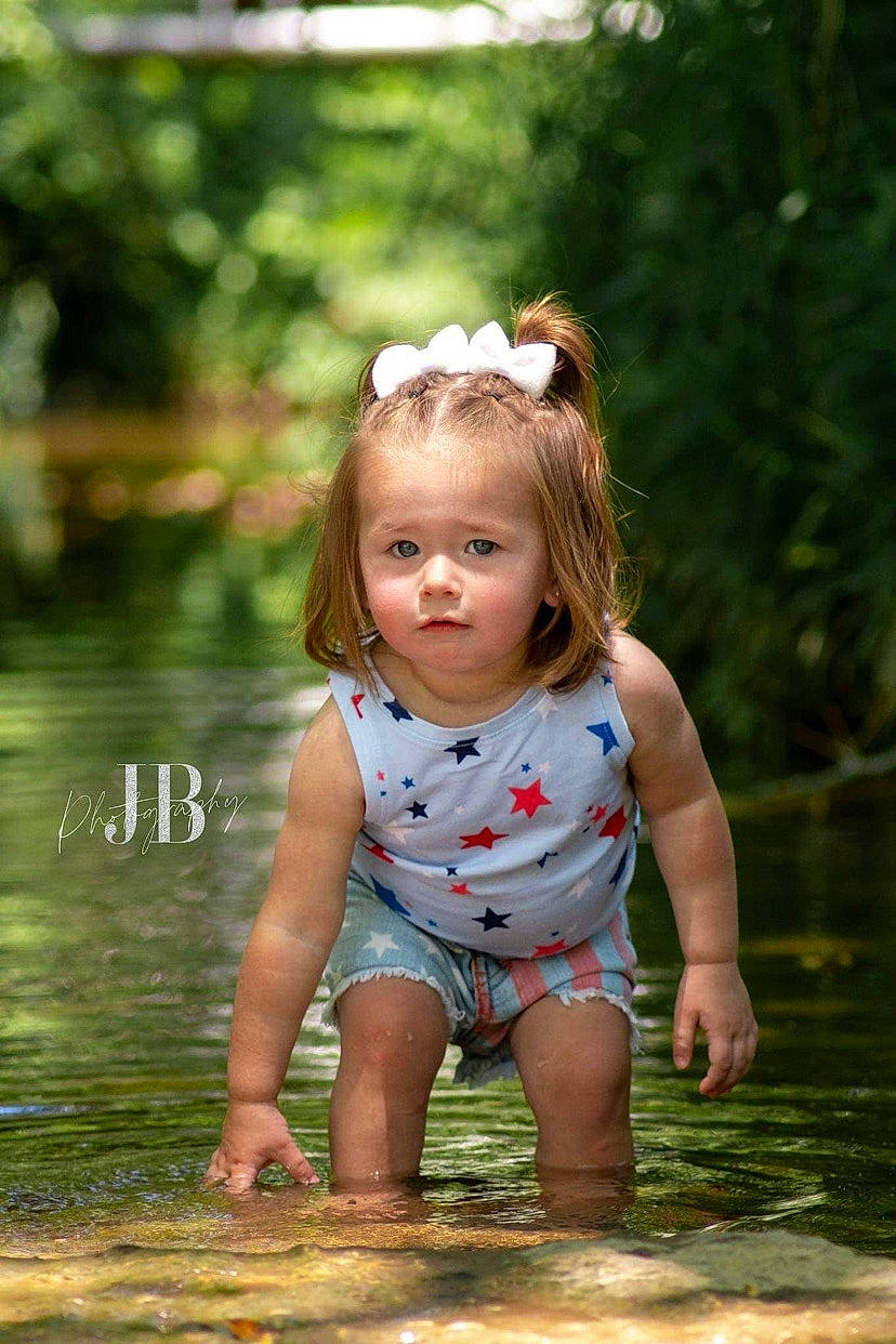 Kynslee is registered to the contest to win money with this photo: dress, eye, face, facial_expression, flash_photography, fun, grass, happy, head, leaf, leisure, mammal, nature, people_in_nature, person, skin, smile, sunlight, toddler, vertebrate