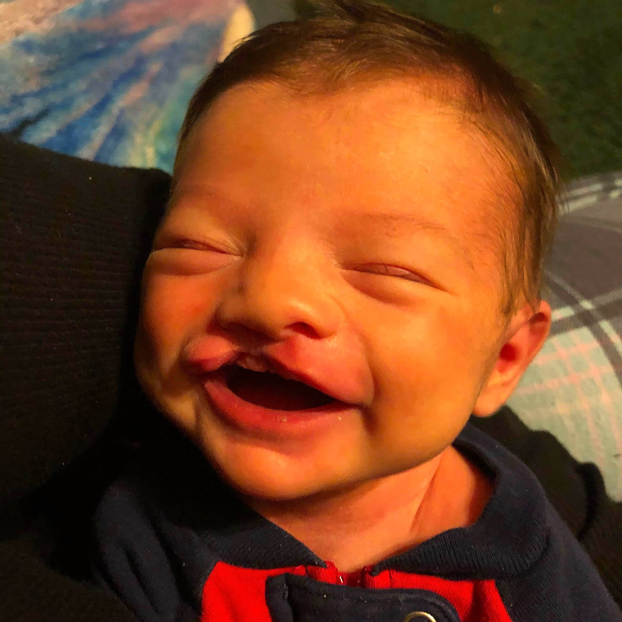 Alison joined the competition — help win amazing prizes! baby, baby_making_funny_faces, cheek, child, chin, cool, eyebrow, face, facial_expression, forehead, fun, head, human, laugh, lip, mouth, nose, person, skin, smile