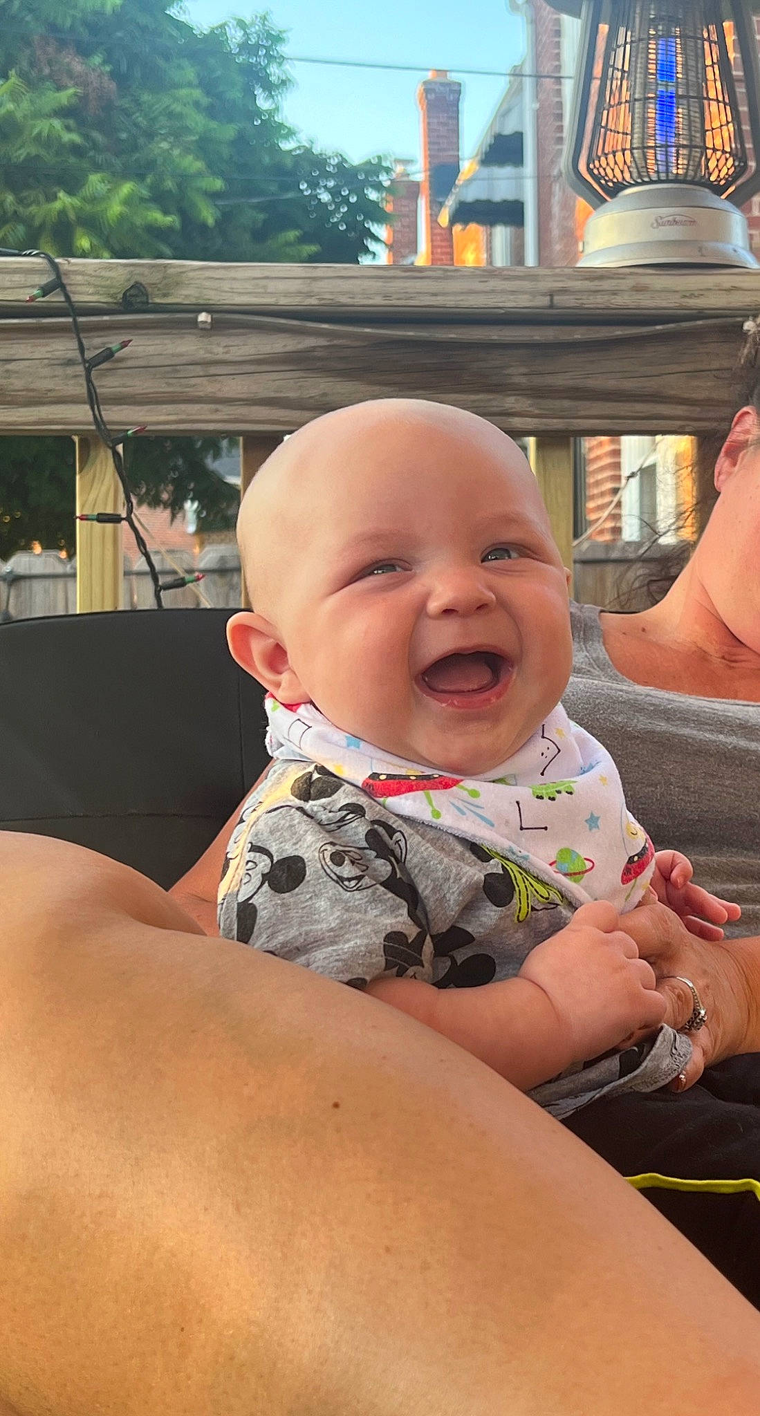 Dylen joined the competition — help win amazing prizes! abdomen, baby, baby_toddler_clothing, cheek, chest, child, chin, comfort, fun, grass, happy, leisure, person, recreation, sitting, skin, smile, thumb, toddler, tree