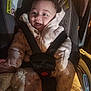Sapphire joined the competition — help win amazing prizes! baby, child, car_seat, smiling, cozy_clothing, onesie, infant, seatbelt, happy, indoor, cute, warm, face, young_child, small_person, person, toddler, safety, blanket, portrait