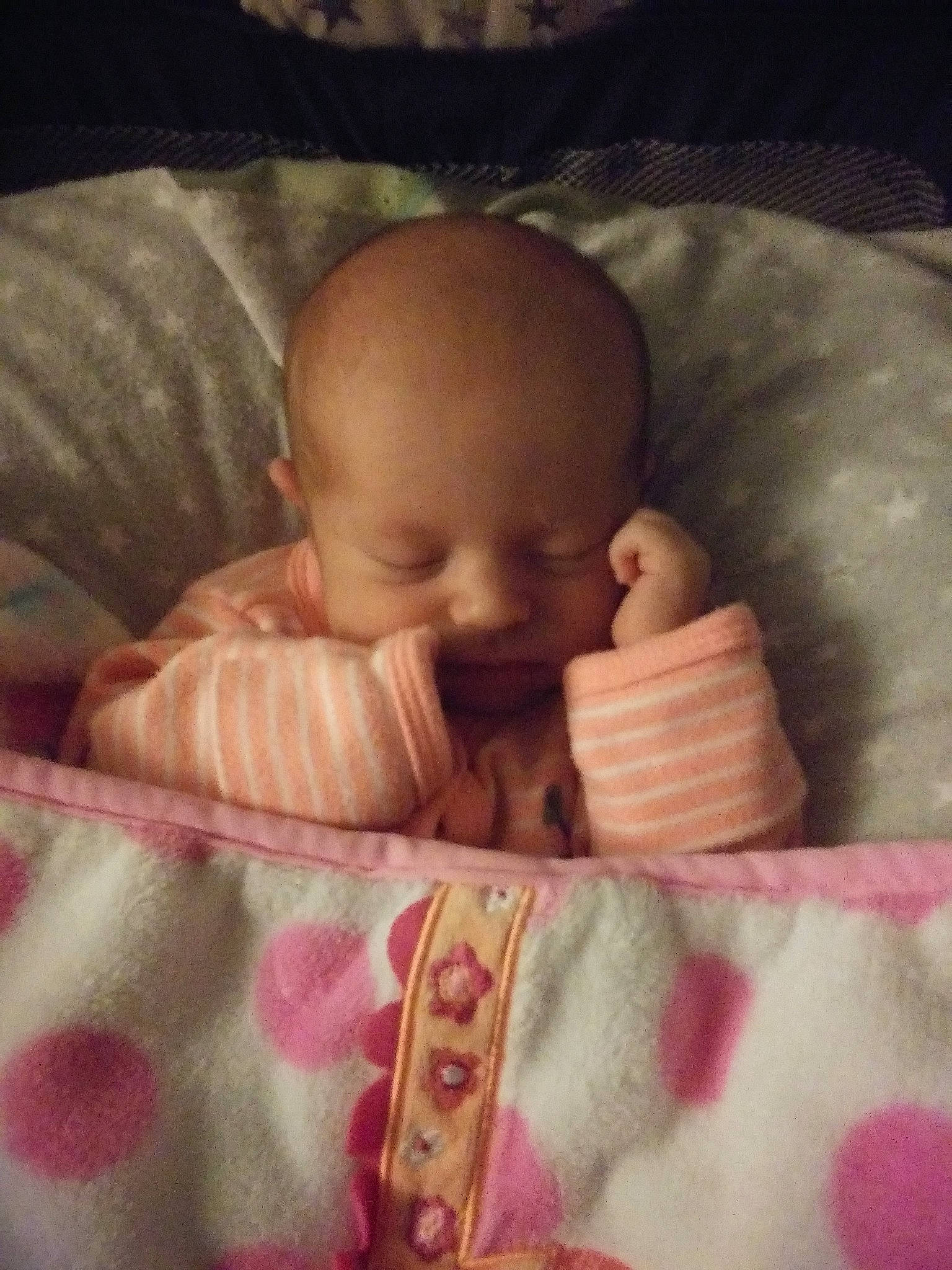 Octavia joined the competition — help win amazing prizes! baby, baby_sleeping, bedtime, cheek, child, eye, face, finger, hand, head, lip, mouth, nap, person, pink, product, skin, sleep, textile, thumb