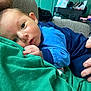 Ezra joined the competition — help win amazing prizes! accessories, baby, bag, blanket, face, handbag, head, person, photography, portrait