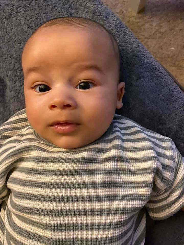 Leonardo joined the competition — help win amazing prizes! baby, baby_toddler_clothing, cheek, child, chin, clothing, eye, eyebrow, eyelash, forehead, happy, human, iris, lip, mouth, nose, pattern, person, skin, sleeve