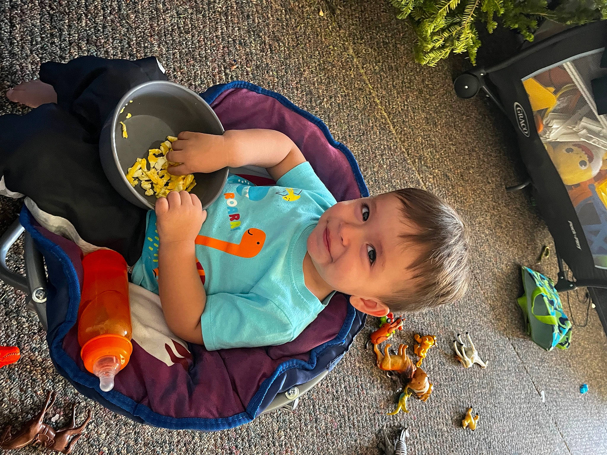 Felix joined the competition — help win amazing prizes! baby, baby_products, baby_toddler_clothing, child, comfort, flooring, fun, grass, happy, hat, joy, leisure, orange, person, play, recreation, sitting, smile, toddler, toy