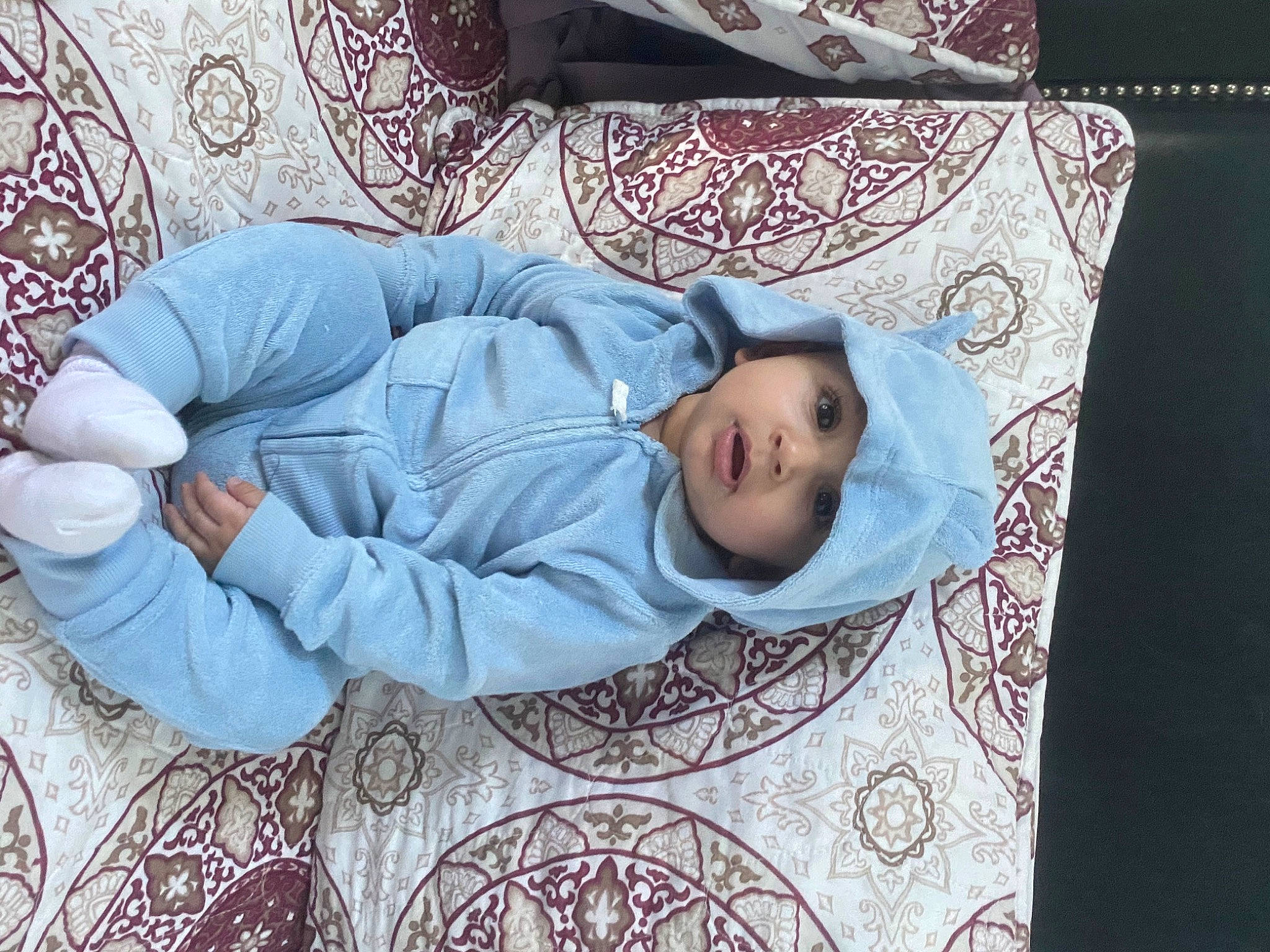 Moises joined the competition — help win amazing prizes! baby, baby_products, baby_toddler_clothing, bedtime, child, comfort, couch, headwear, human, infant_bed, linens, nap, person, sleep, toddler