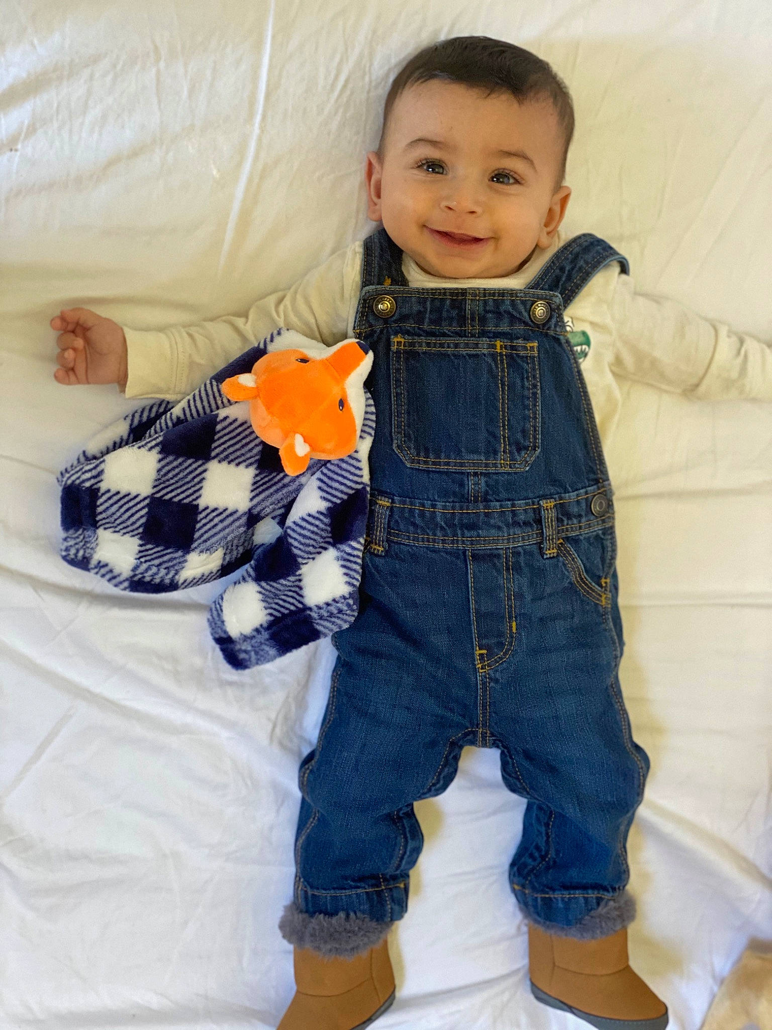 Moises joined the competition — help win amazing prizes! baby, baby_products, baby_toddler_clothing, belt, button, child, denim, jeans, joy, linens, overall, person, pocket, stuffed_toy, textile, toy