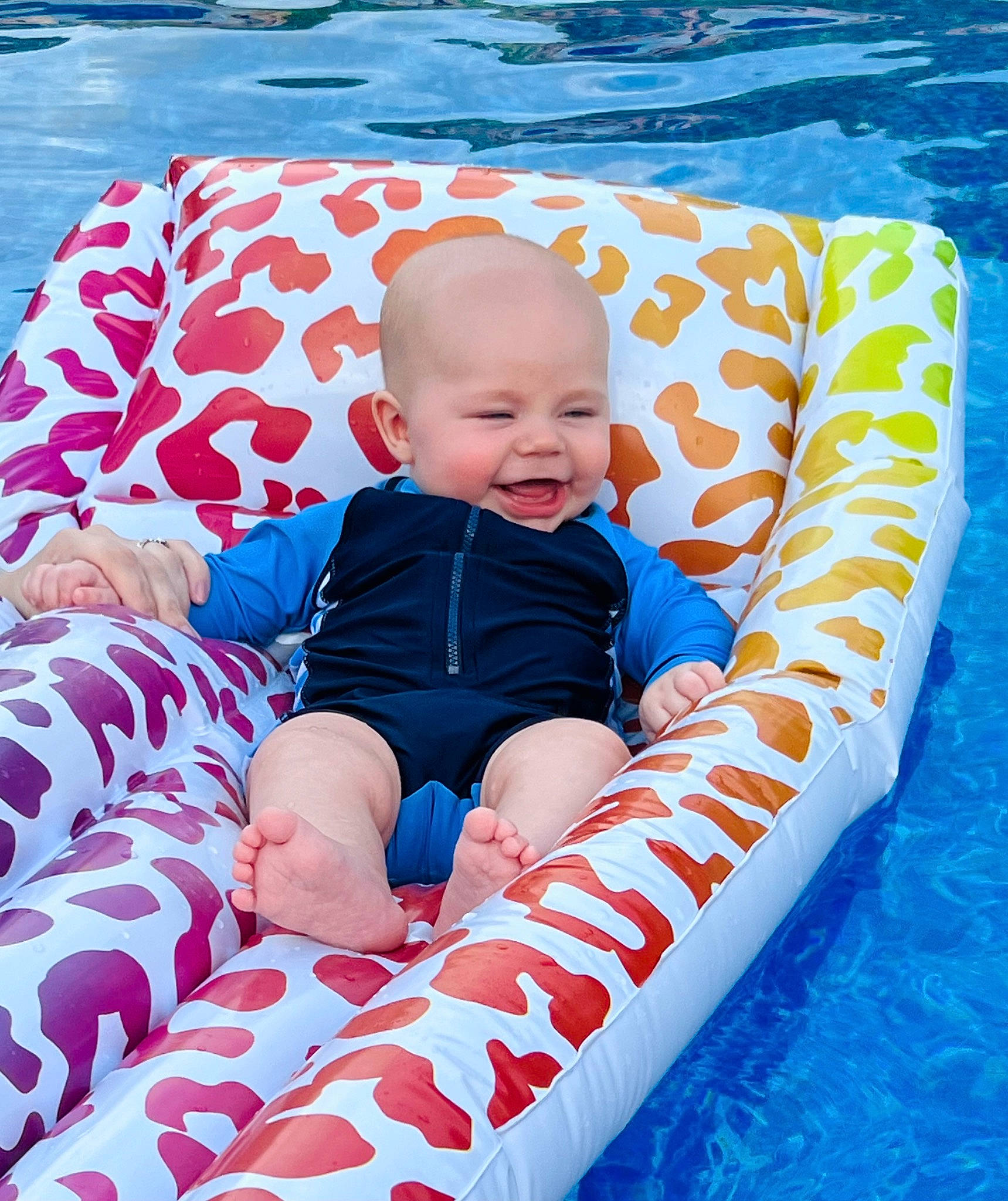 Lawson joined the competition — help win amazing prizes! baby, baby_toddler_clothing, blue, child, comfort, electric_blue, facial_expression, fun, happy, head, leisure, organ, person, pink, product, recreation, sitting, sleeve, smile, toddler