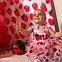 Raven joined the competition — help win amazing prizes! baby, balloons, birthday, celebration, child, cute, decorations, dress, face, festive, happy, indoor, one_year, party, pink, sitting, smile, sock, strawberry, tulle_skirt