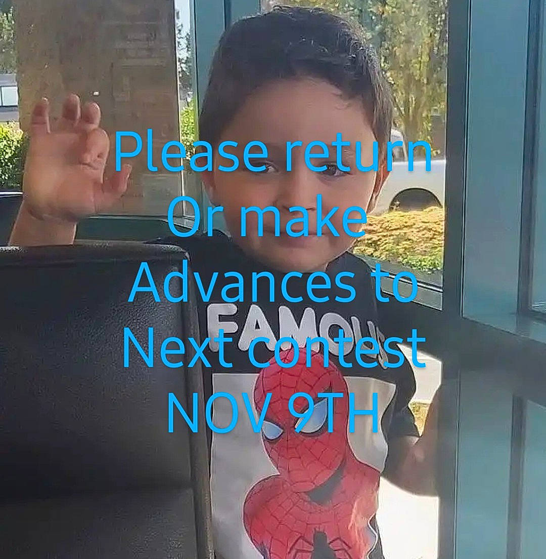 Kian joined the competition — help win amazing prizes! adaptation, advertising, child, cool, design, electric_blue, font, fun, gesture, hairstyle, happy, leisure, organism, person, photo_caption, room, sitting, sportswear, summer, t_shirt