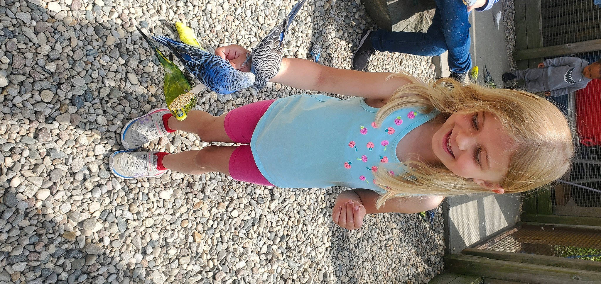 Elaina joined the competition — help win amazing prizes! blue, calf, child, electric_blue, foot, fun, grass, happy, human_leg, joint, joy, leisure, nail, pattern, people_in_nature, person, shoe, smile, sunglasses, thigh