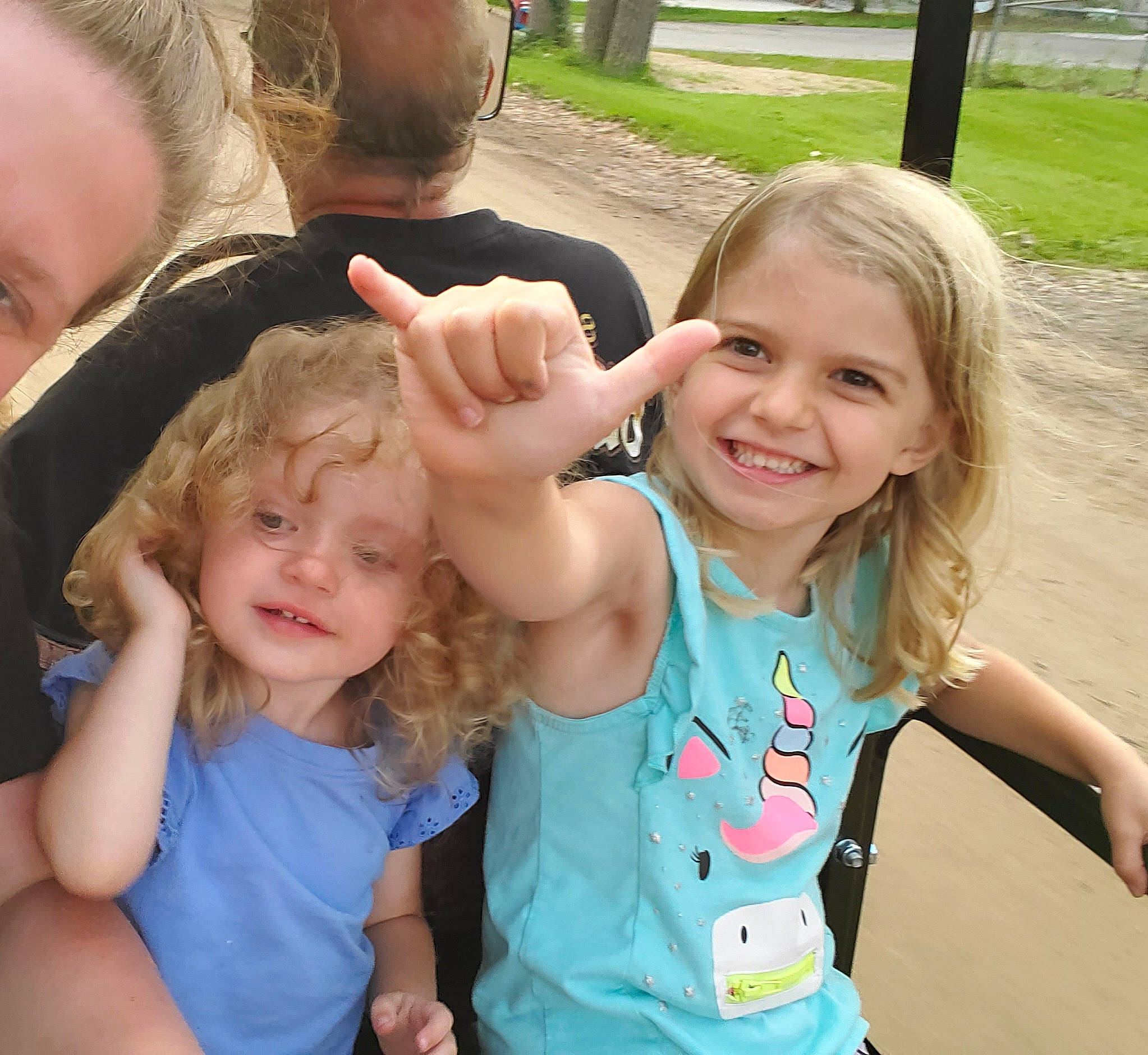 Elaina joined the competition — help win amazing prizes! arm, eye, face, finger, gesture, grass, hair, hairstyle, hand, happy, head, human, iris, joy, leisure, mouth, organ, person, plant, skin