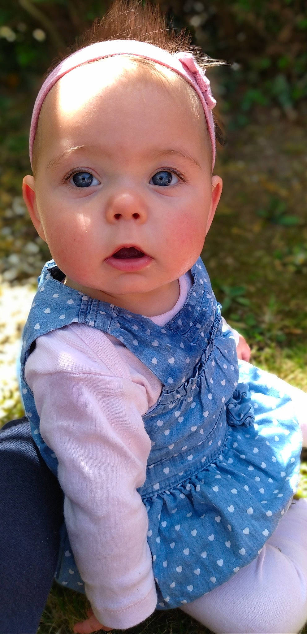 Elya a rejoint le concours — aidez-le/la à gagner de superbes lots ! baby, baby_toddler_clothing, cheek, child, electric_blue, eye, grass, happy, head, iris, lip, nose, pattern, people_in_nature, person, photograph, plant, skin, sleeve, summer