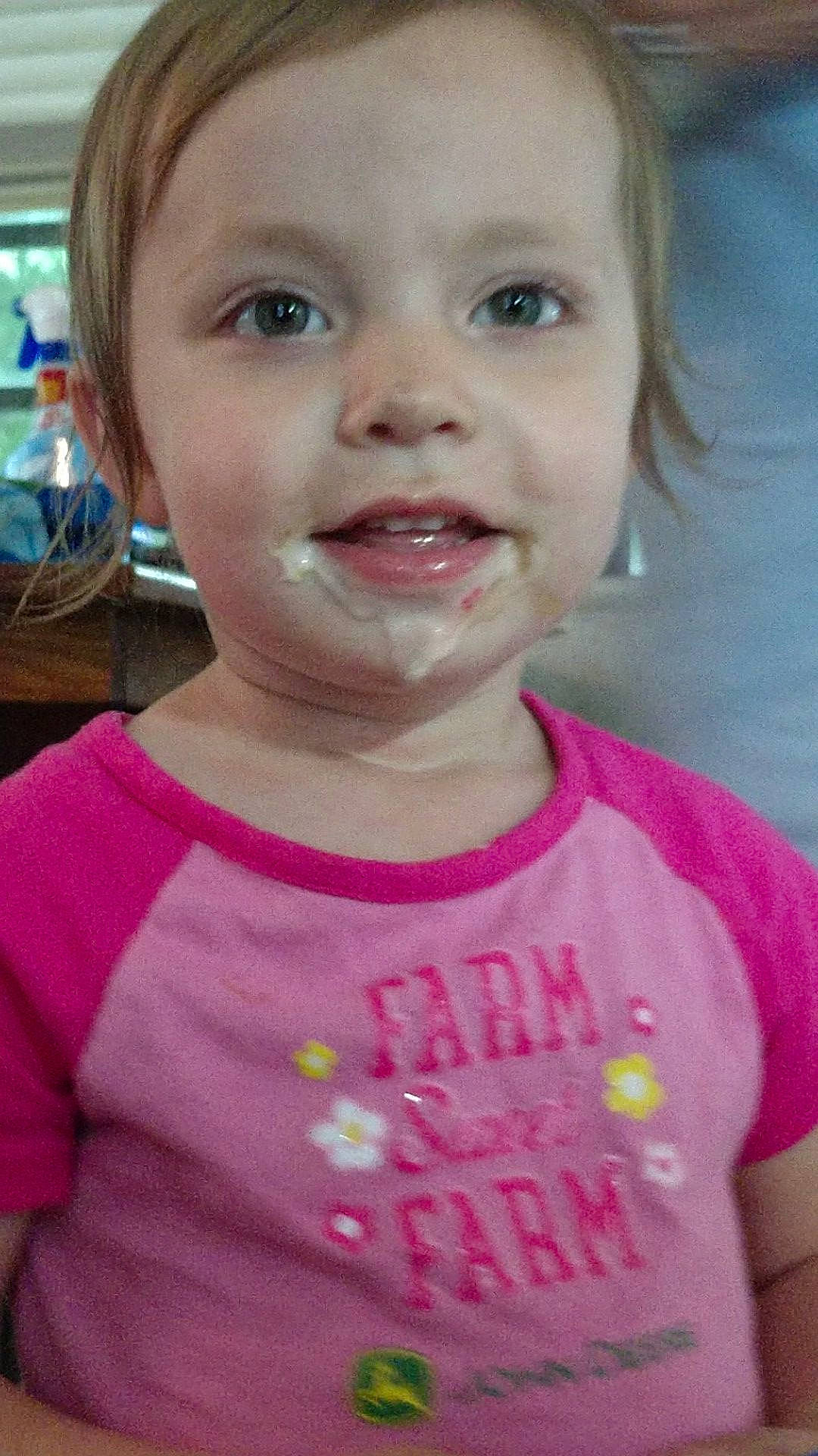 Hartley joined the competition — help win amazing prizes! brown_hair, cheek, child, chin, eyebrow, face, facial_expression, forehead, head, iris, lip, mouth, nose, organ, person, skin, smile, toddler, tooth