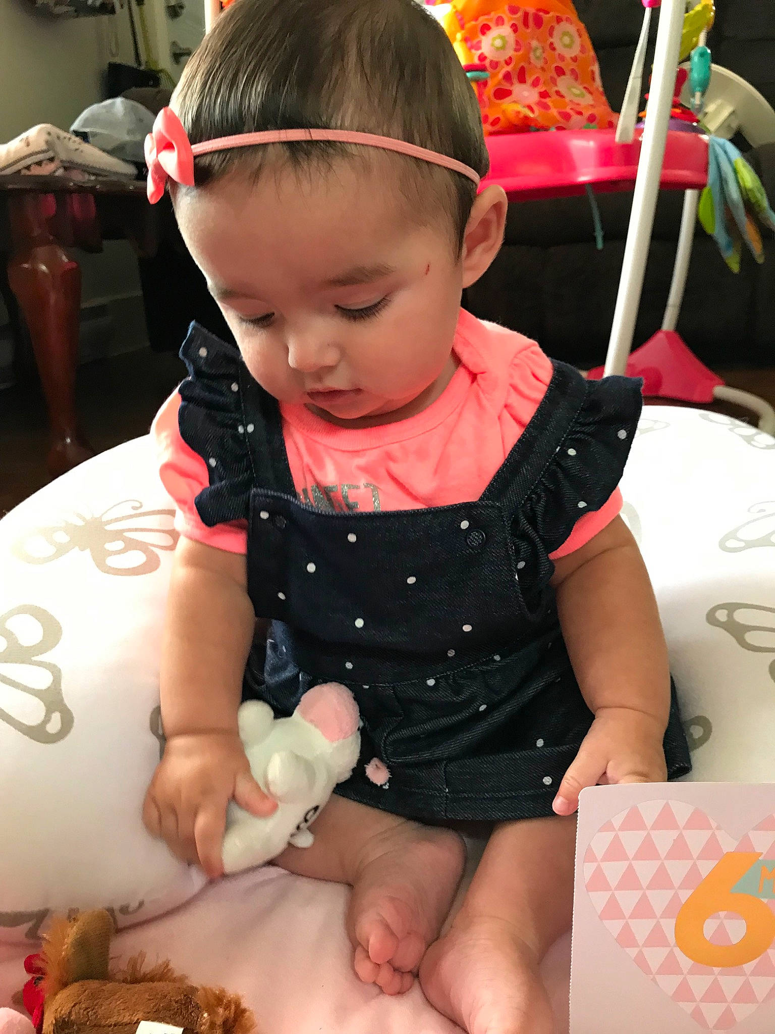 Joslyn joined the competition — help win amazing prizes! baby, baby_toddler_clothing, child, finger, person, play, toddler