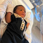 Jamir joined the competition — help win amazing prizes! newborn, baby, infant, sleeping, mittens, blanket, clothing, bed, hospital, peaceful, portrait, person, rest, cute, soft, indoor, young, child, newborn_baby, infant_clothing