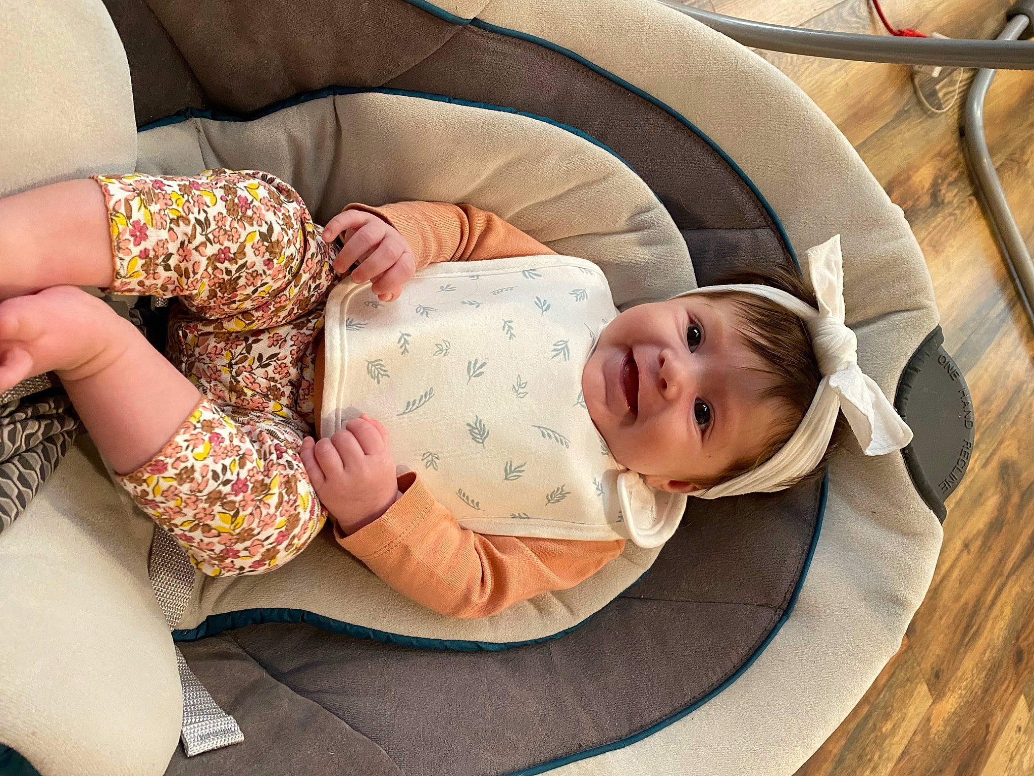 Hadley joined the competition — help win amazing prizes! arm, baby, baby_sleeping, baby_toddler_clothing, child, comfort, couch, finger, gesture, hand, hat, headgear, joy, linens, mammal, mouth, nail, person, skin, thigh