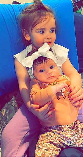 Hadley joined the competition — help win amazing prizes! arm, cheek, eye, face, gesture, hair, hand, happy, head, headwear, human_body, interaction, iris, leg, lip, mouth, nose, person, shoulder, skin