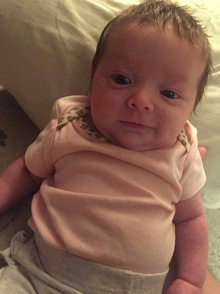 Olivia joined the competition — help win amazing prizes! baby, baby_toddler_clothing, cheek, chest, chin, comfort, elbow, eyelash, happy, head, human_body, iris, lip, mouth, nose, person, skin, sleeve, smile, toddler