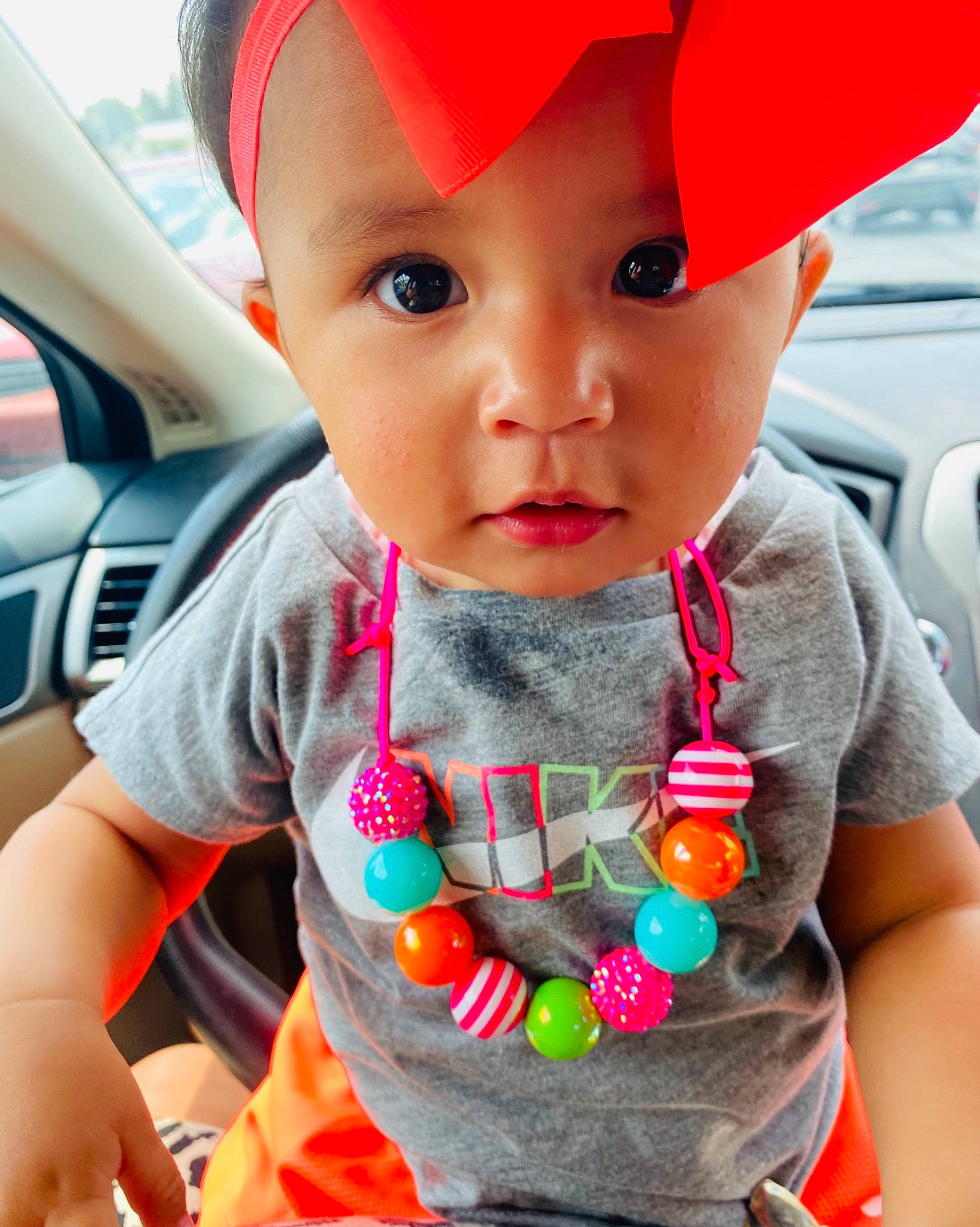 Adriana joined the competition — help win amazing prizes! baby_toddler_clothing, blue, cap, car, child, cool, dress, facial_expression, fun, happy, hat, human_body, outerwear, person, product, red, skin, sleeve, t_shirt, toddler
