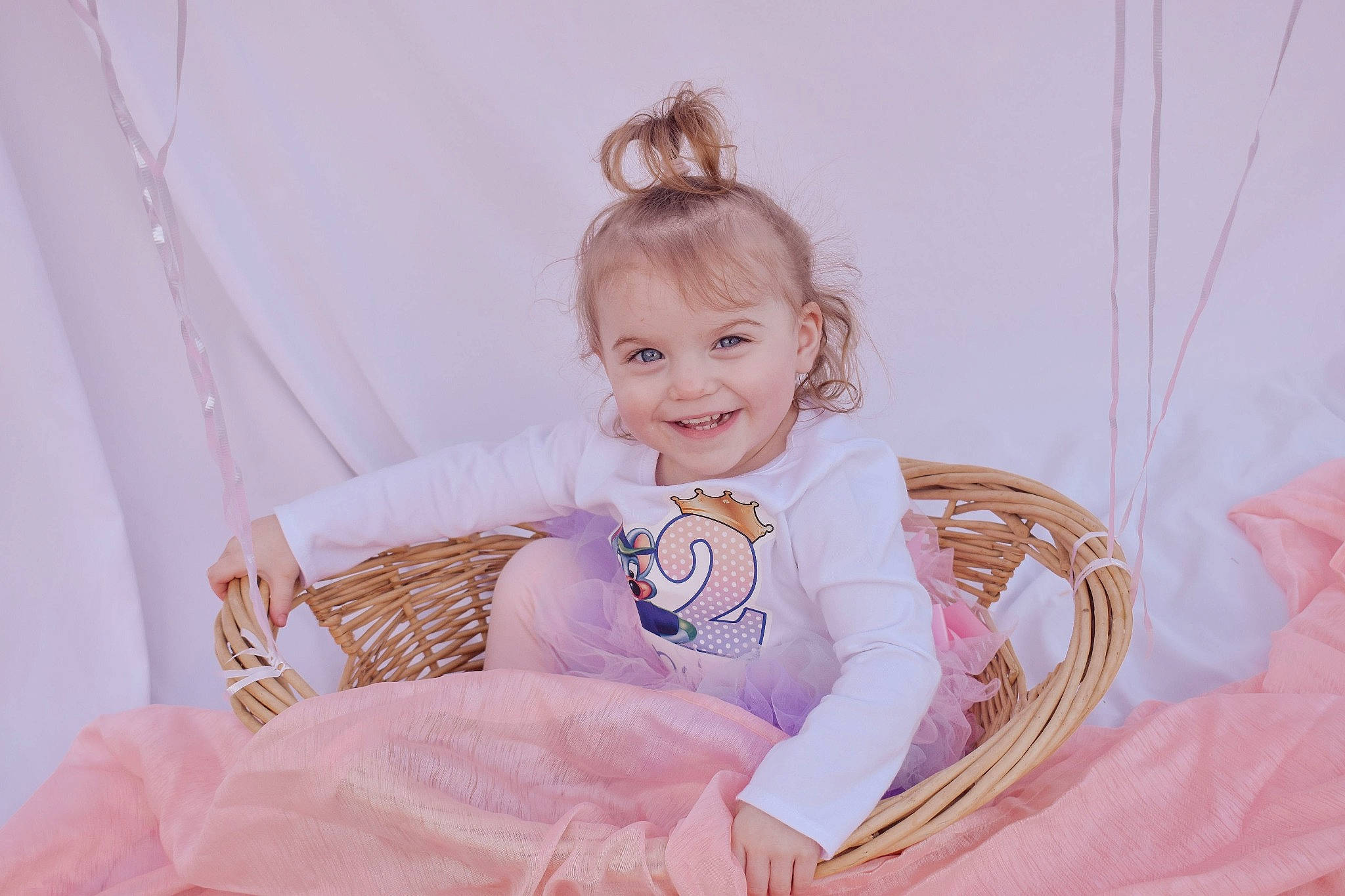 Kendell joined the competition — help win amazing prizes! baby, baby_toddler_clothing, child, comfort, dress, event, fashion_accessory, flash_photography, fun, hair_accessory, happy, iris, joy, magenta, peach, person, pink, purple, sitting, sleeve