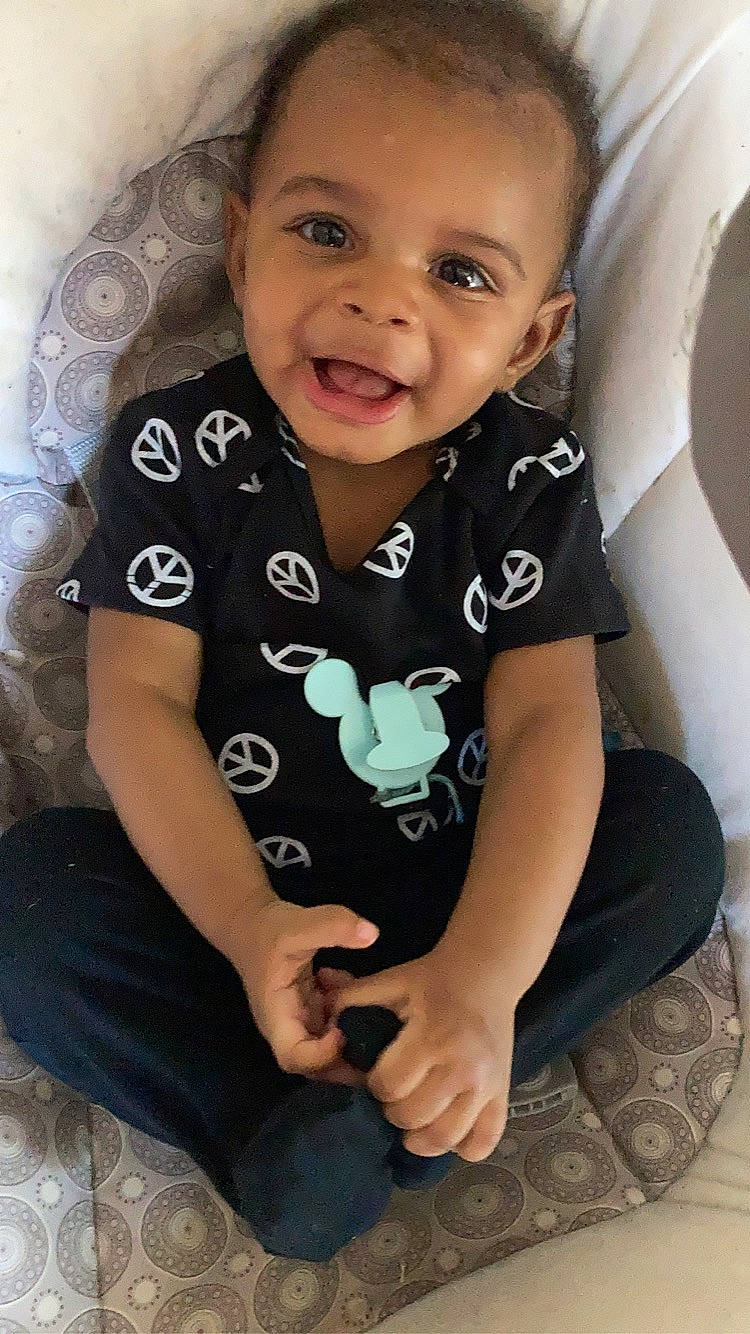 Dallas joined the competition — help win amazing prizes! arm, baby_toddler_clothing, black, cheek, chin, eye, face, hair, hairstyle, head, human_body, joy, lip, mouth, neck, nose, organ, person, shoulder, skin