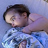 Harvee joined the competition — help win amazing prizes! baby, infant, child, sleeping, lying_down, crib, blanket, bedding, portrait, face, hair, eyes, ear, hand, indoors, nursery, cozy, peaceful, patterned_fabric, close_up
