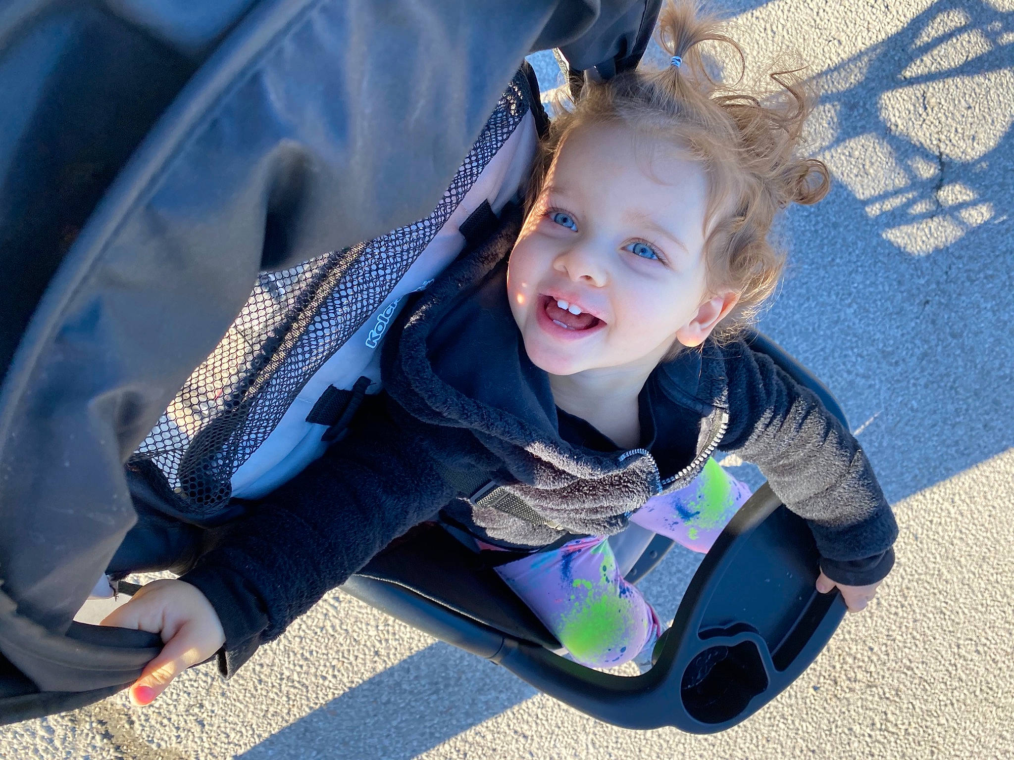 Josephine joined the competition — help win amazing prizes! auto_part, baby, baby_products, baby_toddler_clothing, child, city, electric_blue, fashion_accessory, fun, grass, hair, happy, head, joy, leisure, person, recreation, sitting, smile, toddler