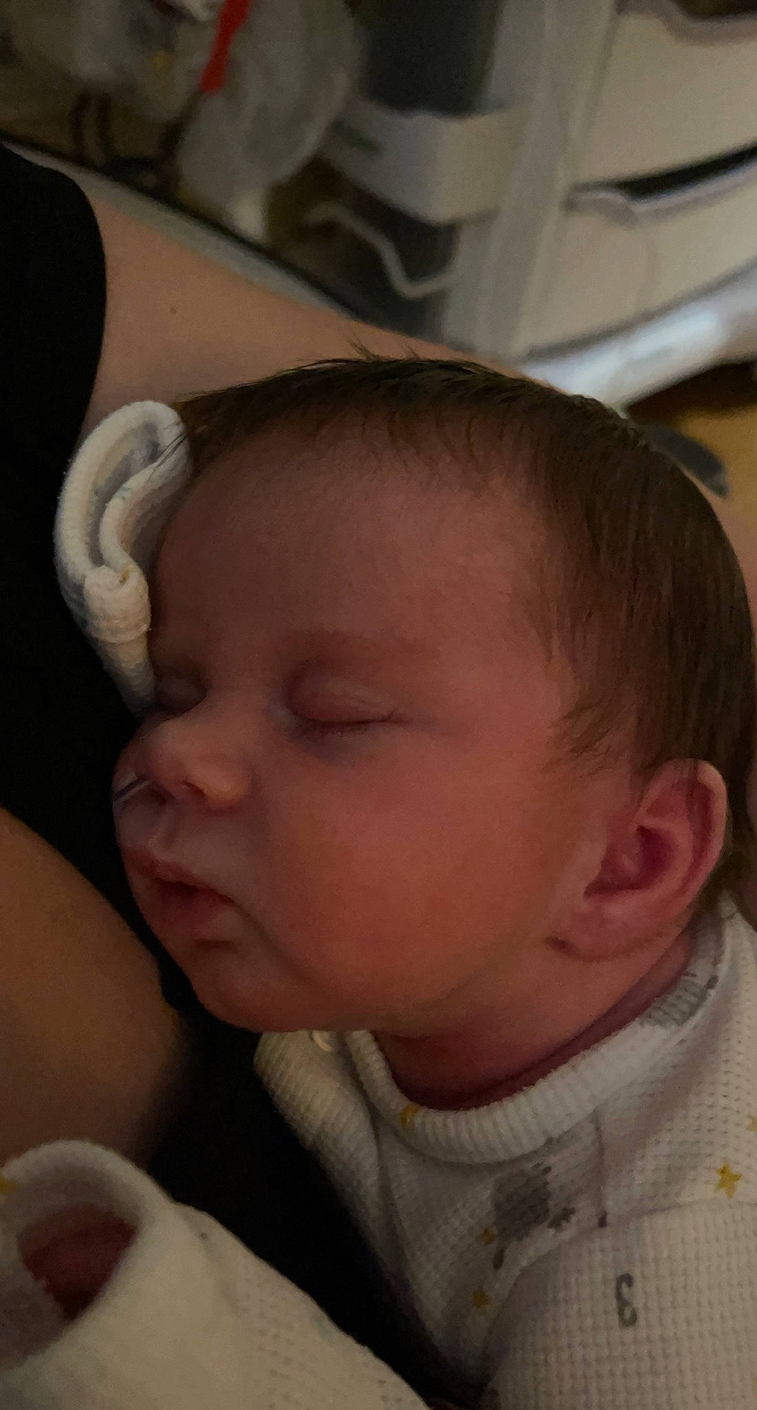 Adrian is registered to the contest to win money with this photo: baby, baby_toddler_clothing, cheek, chin, comfort, ear, eyebrow, eyelash, finger, forehead, headgear, iris, lip, mouth, neck, nose, organ, person, skin, thumb