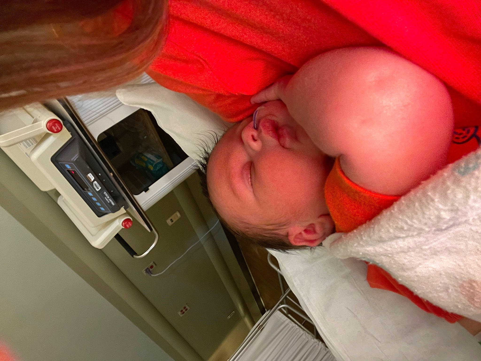 Adrian is registered to the contest to win money with this photo: abdomen, baby, baby_products, baby_safety, baby_sleeping, baby_toddler_clothing, bed, bedtime, child, comfort, finger, gadget, linens, nap, office_equipment, office_supplies, person, product, room, sleep