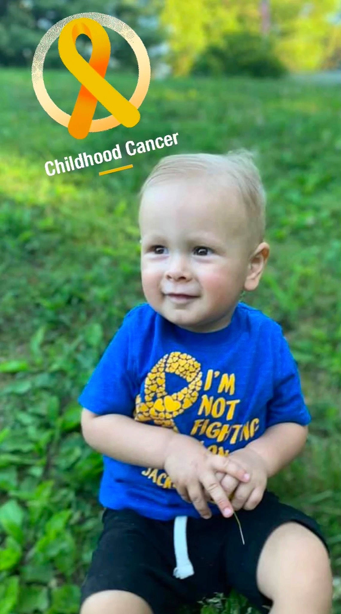 Jackson joined the competition — help win amazing prizes! baby, baby_toddler_clothing, child, eye, facial_expression, grass, green, happy, leisure, nature, people, people_in_nature, person, photograph, plant, product, sleeve, smile, summer, toddler