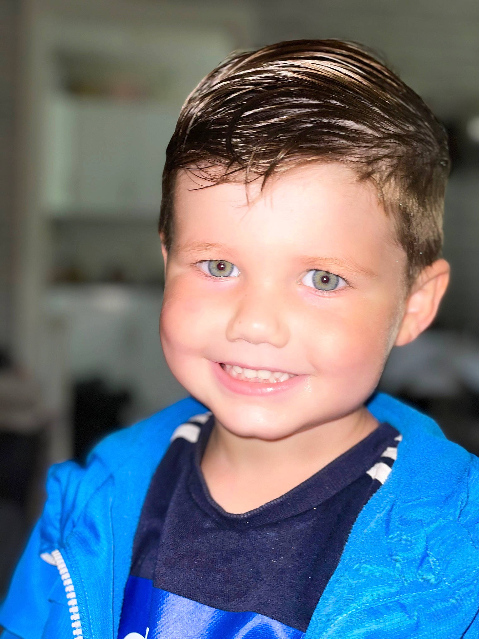 Hanley-george joined the competition — help win amazing prizes! blue, cheek, electric_blue, eye, eyebrow, eyelash, flash_photography, forehead, fun, happy, iris, jaw, joy, neck, nose, person, portrait_photography, shoulder, sleeve, smile